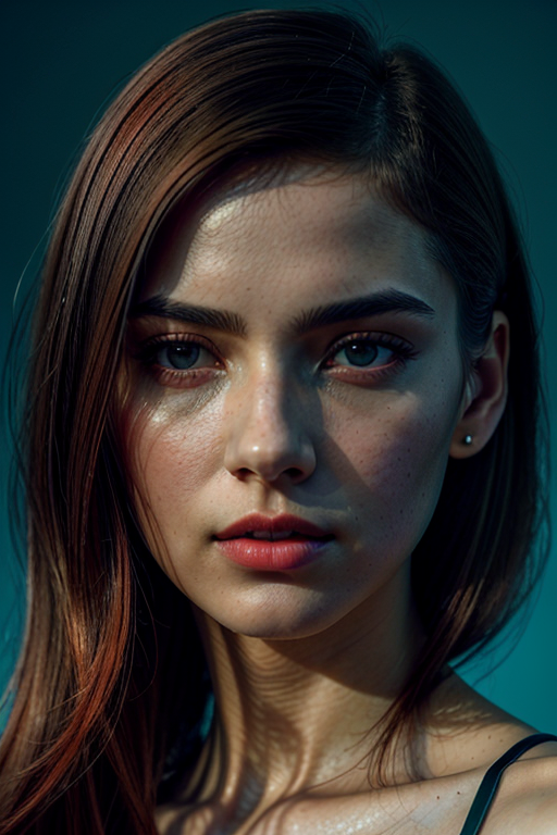 red eyes pic girl aesthetic